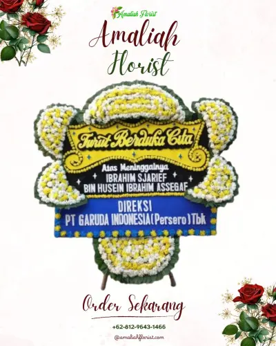 Papan Bunga Duka di Margadana