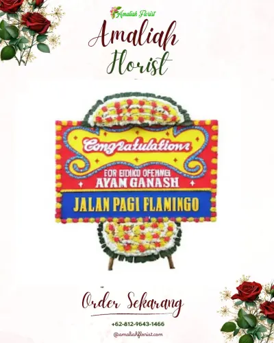 Bunga Papan Congratulation di Margadana